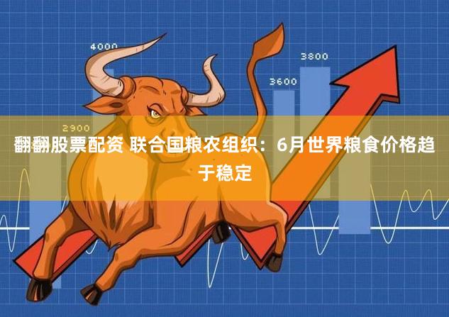 翻翻股票配资 联合国粮农组织：6月世界粮食价格趋于稳定